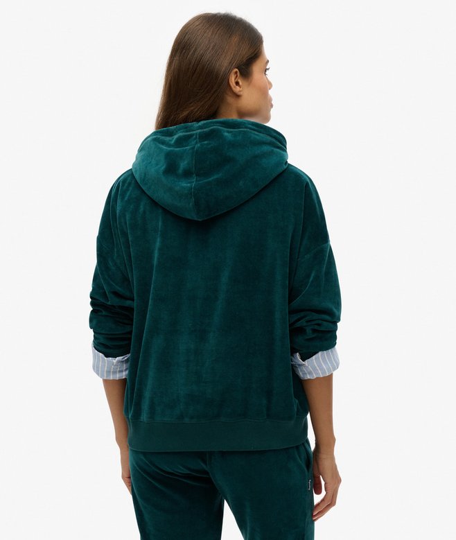 Superdry Velour Zip Hoodie