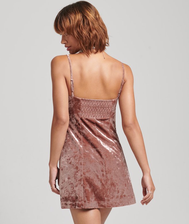 Superdry Velvet Cupped Mini Cami Dress
