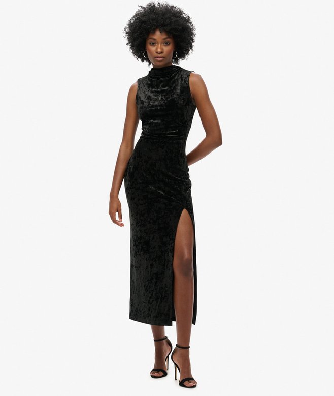 superdry Velvet Maxi Dress