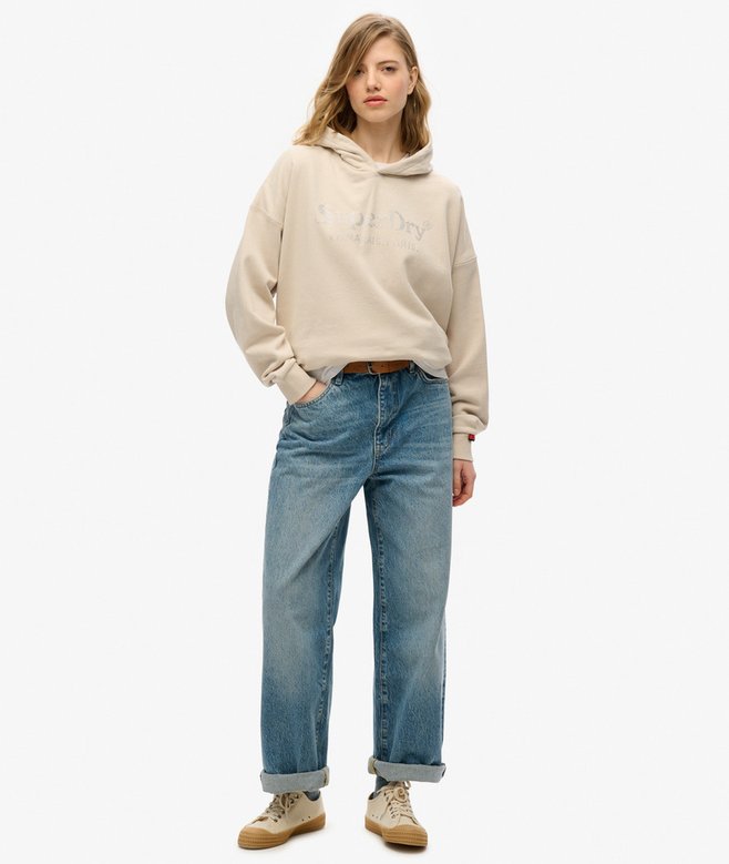 Superdry Venue Metallic Relaxed Hoodie