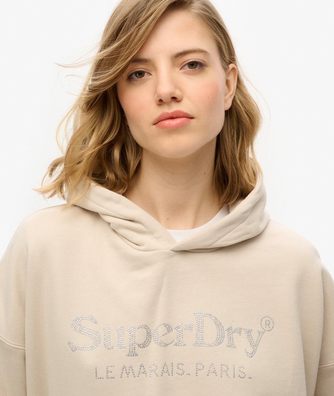 Superdry Venue Metallic Relaxed Hoodie