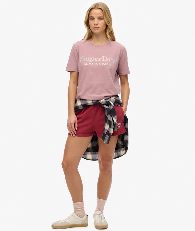 Superdry Venue Metallic Relaxed T-Shirt