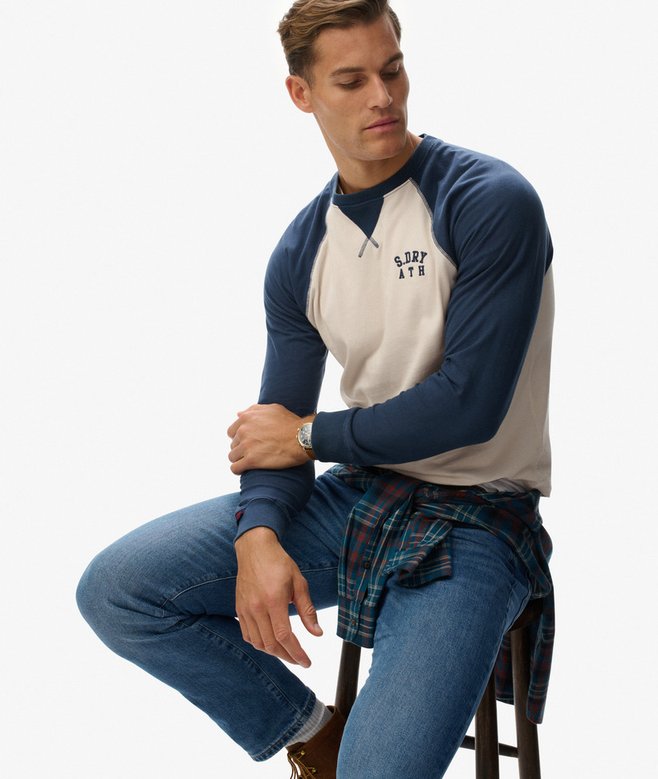 Superdry Vintage Athletic Baseball Top