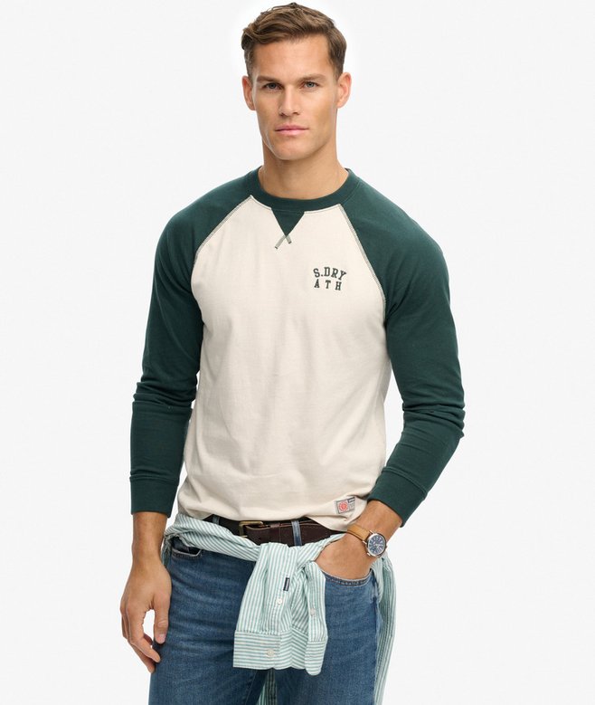 Superdry Vintage Athletic Baseball Top