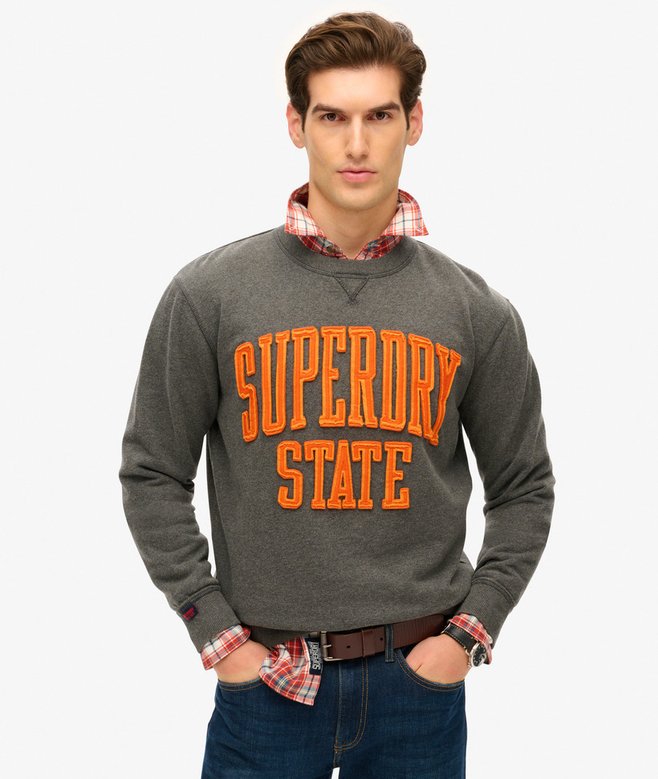 superdry Vintage Athletic Crew Neck Sweatshirt