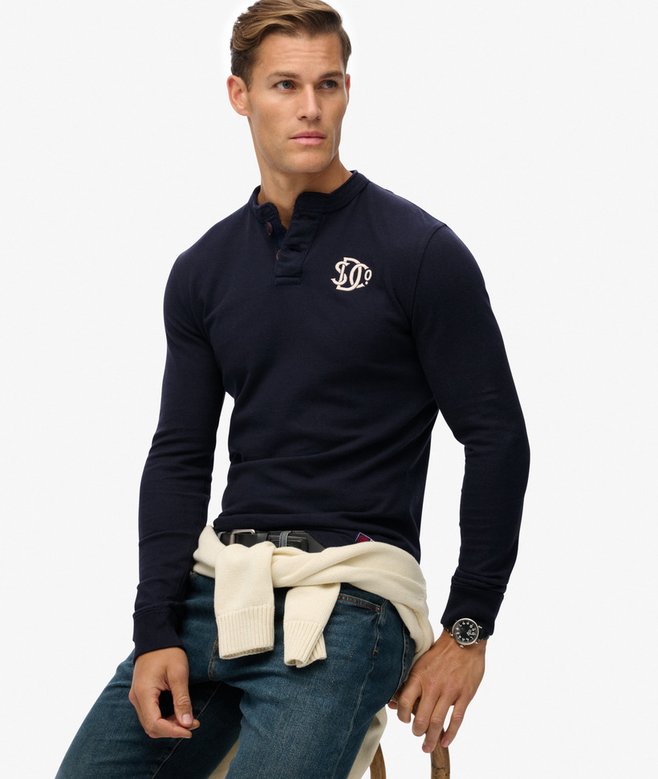 Superdry Vintage Athletic Grandad Top