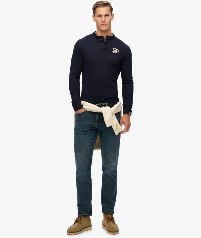 Superdry Vintage Athletic Grandad Top