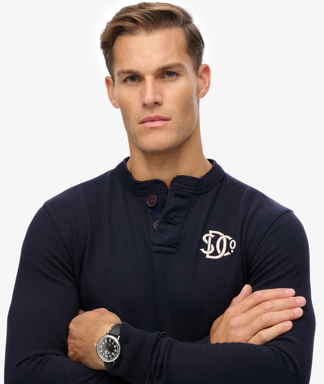 Superdry Vintage Athletic Grandad Top