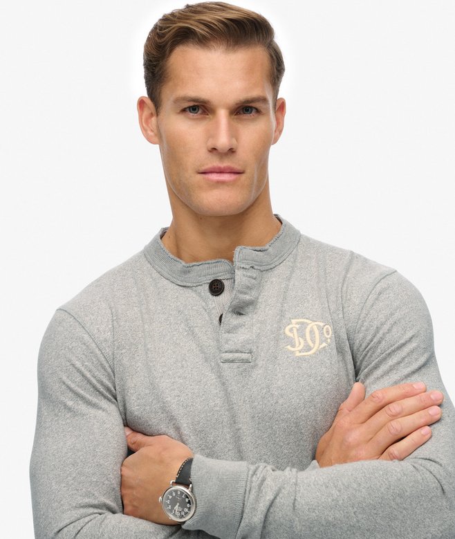 Superdry Vintage Athletic Grandad Top