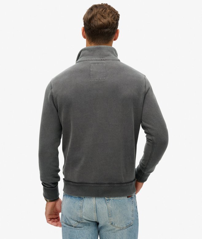 Superdry Vintage Athletic Half Button Jumper