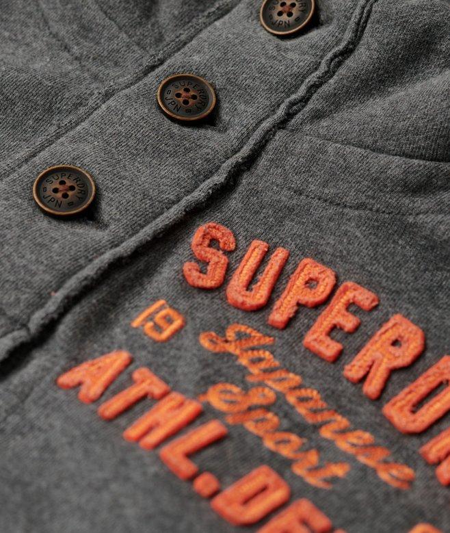 Superdry Vintage Athletic Half Button Jumper