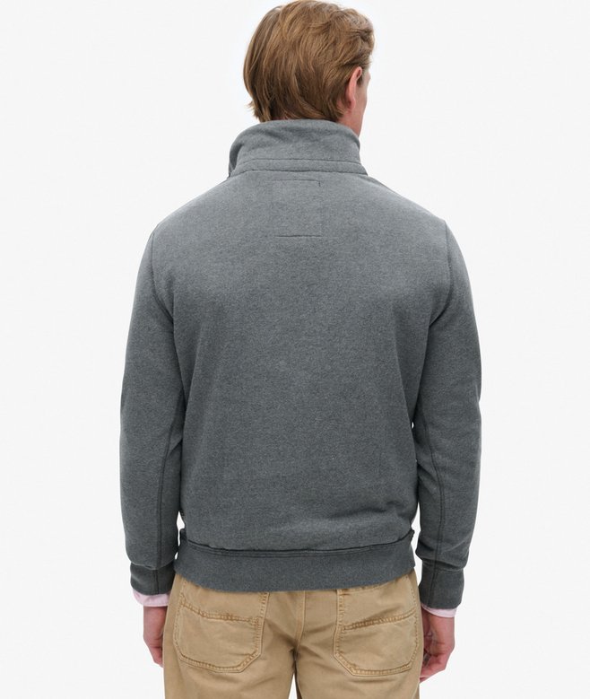 Superdry Vintage Athletic Half Button Sweatshirt