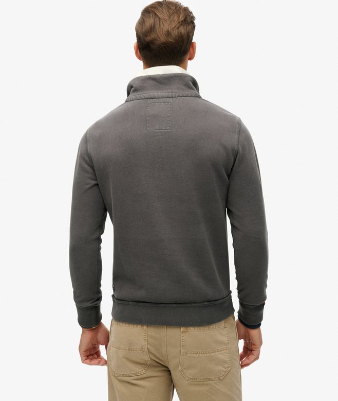 Superdry Vintage Athletic Half Button Sweatshirt