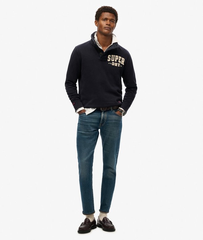 Superdry Vintage Athletic Henley Sweatshirt