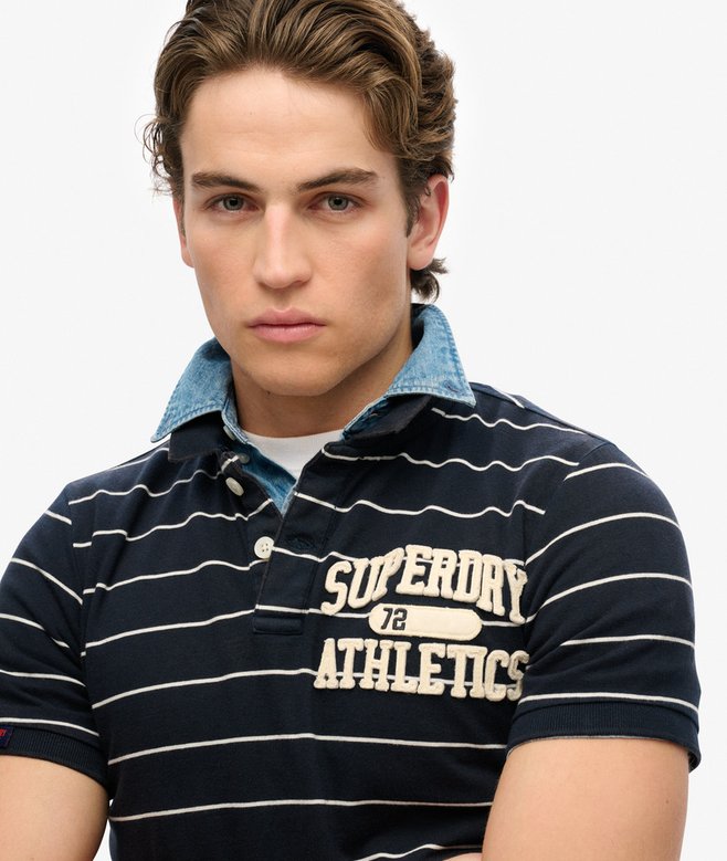 Superdry Vintage Athletic Jersey Polo Shirt