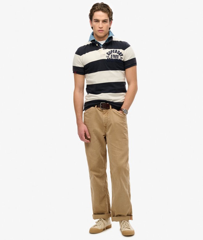 Superdry Vintage Athletic Jersey Polo Shirt