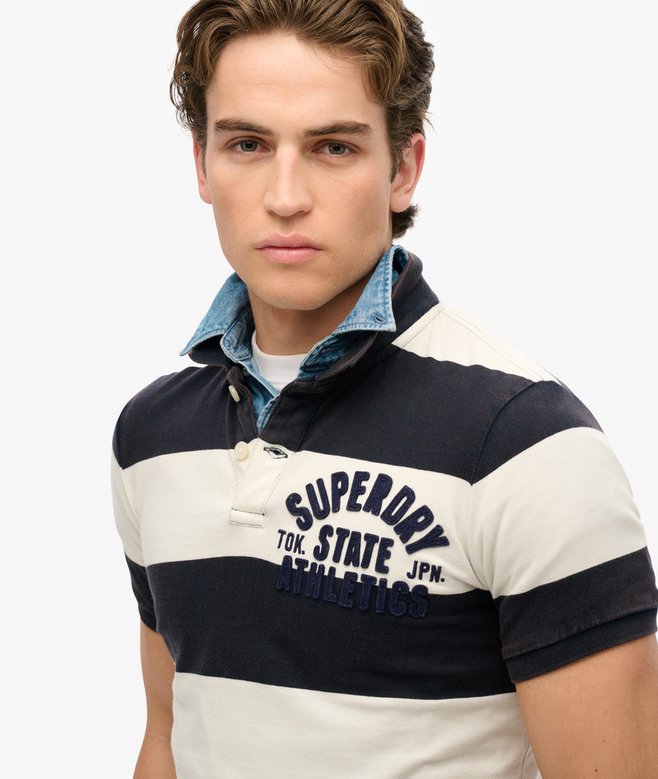 Superdry Vintage Athletic Jersey Polo Shirt