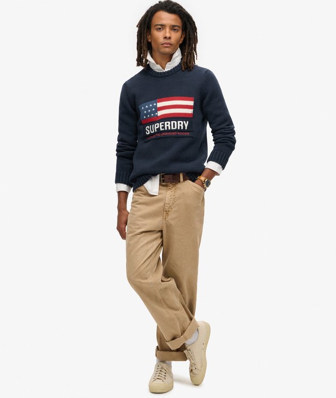 Superdry Vintage Athletic Knit Jumper