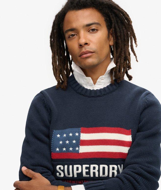 Superdry Vintage Athletic Knit Jumper