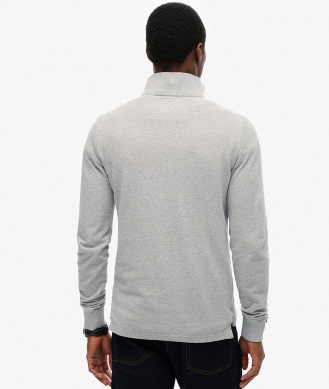 Superdry Vintage Athletic Long Sleeve Polo Shirt