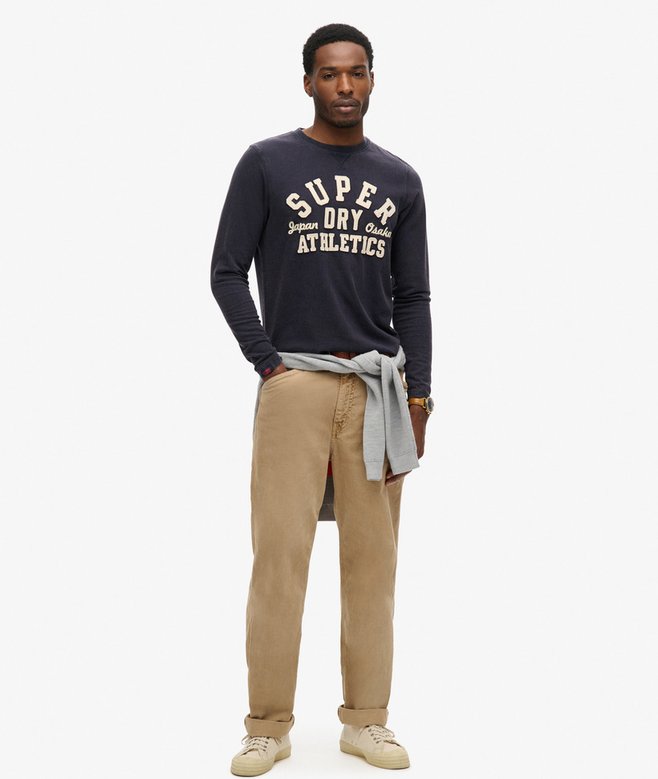 Superdry Vintage Athletic Long Sleeve Top