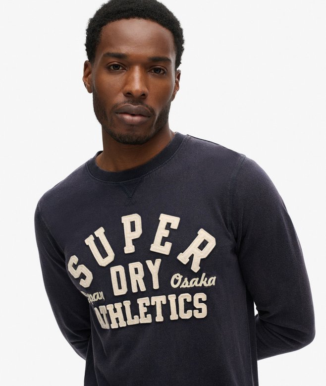 Superdry Vintage Athletic Long Sleeve Top
