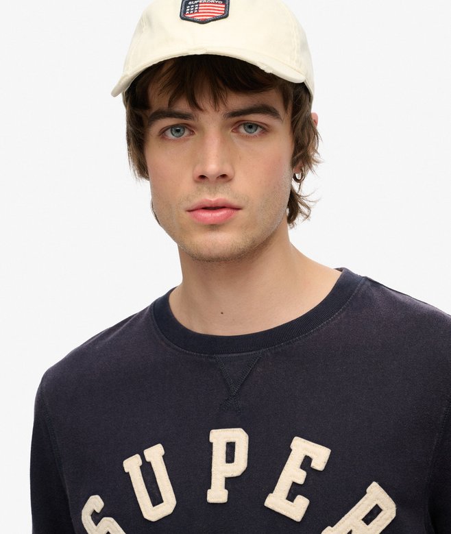 Superdry Vintage Athletic Long Sleeve Top