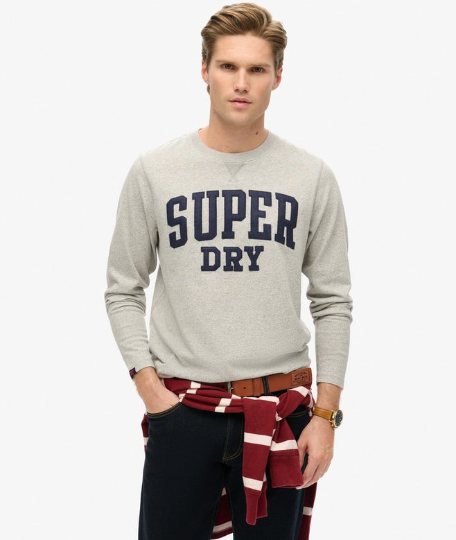 superdry Vintage Athletic Long Sleeve Top
