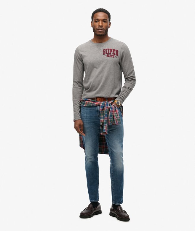 Superdry Vintage Athletic Long Sleeve Top