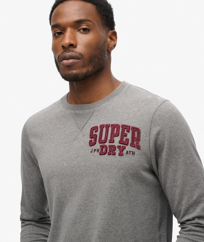 Superdry Vintage Athletic Long Sleeve Top