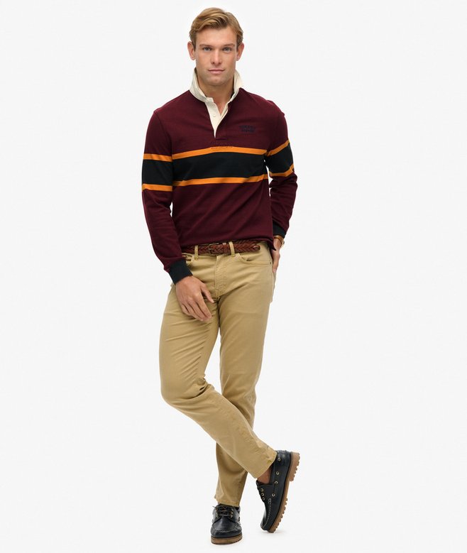 Superdry Vintage Athletic Stripe Rugby Top