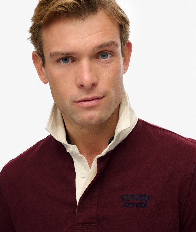 Superdry Vintage Athletic Stripe Rugby Top