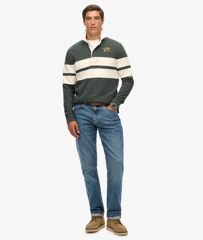 Superdry Vintage Athletic Stripe Rugby Top