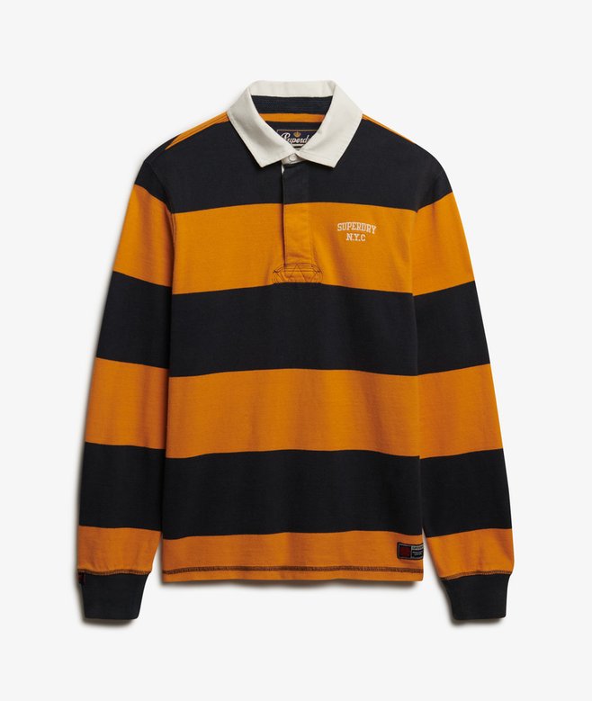 superdry Vintage Athletic Stripe Rugby Top