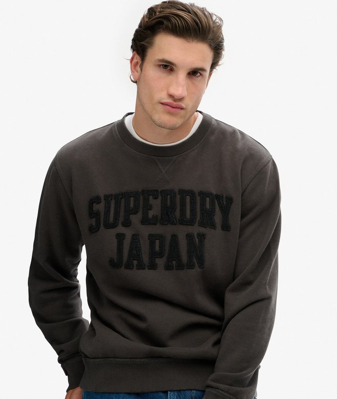 Superdry Vintage Athletic Tonal Crew Sweatshirt