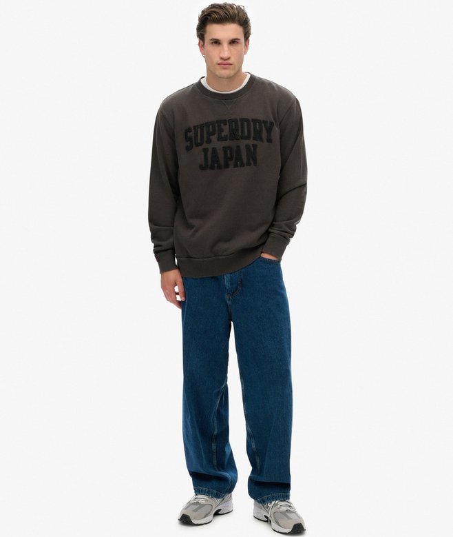 Superdry Vintage Athletic Tonal Crew Sweatshirt