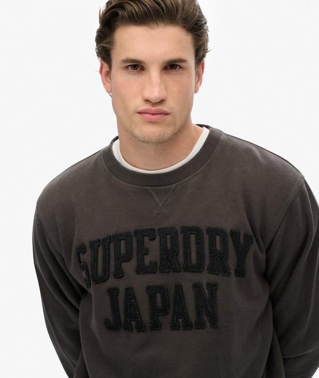 Superdry Vintage Athletic Tonal Crew Sweatshirt