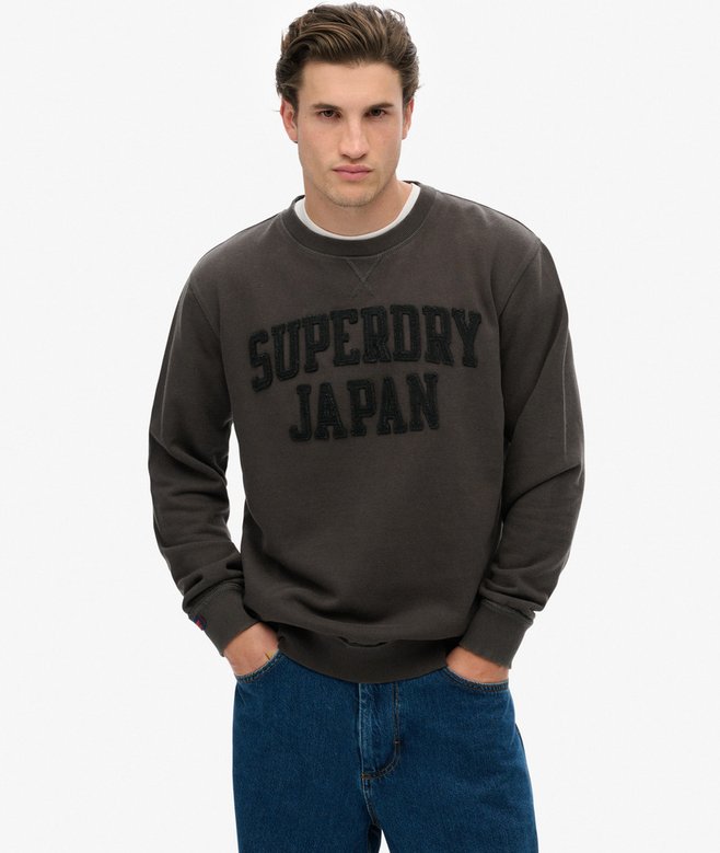 superdry Vintage Athletic Tonal Crew Sweatshirt