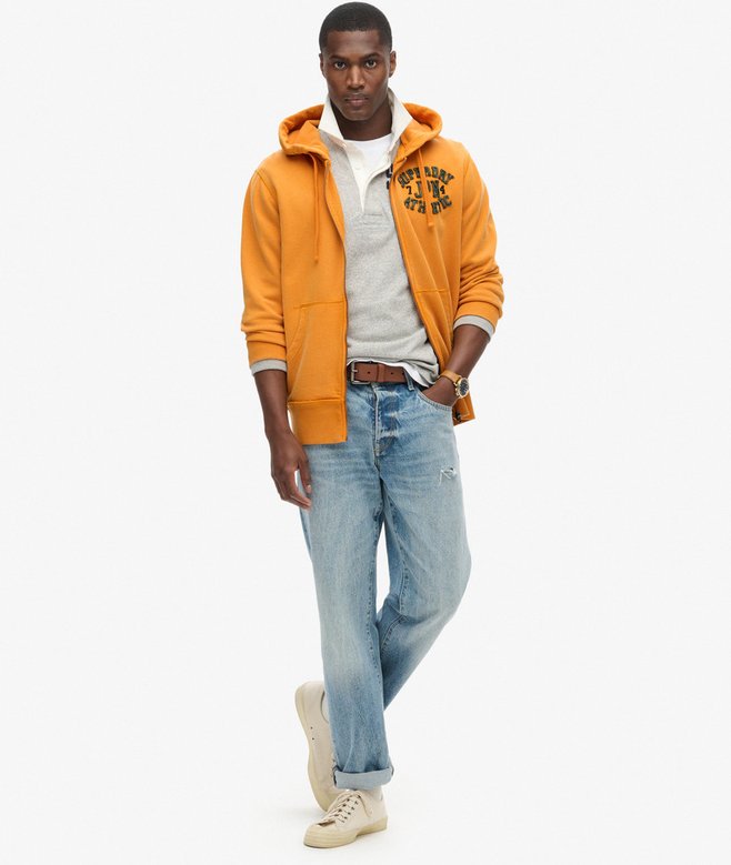 Superdry Vintage Athletic Zip Hoodie