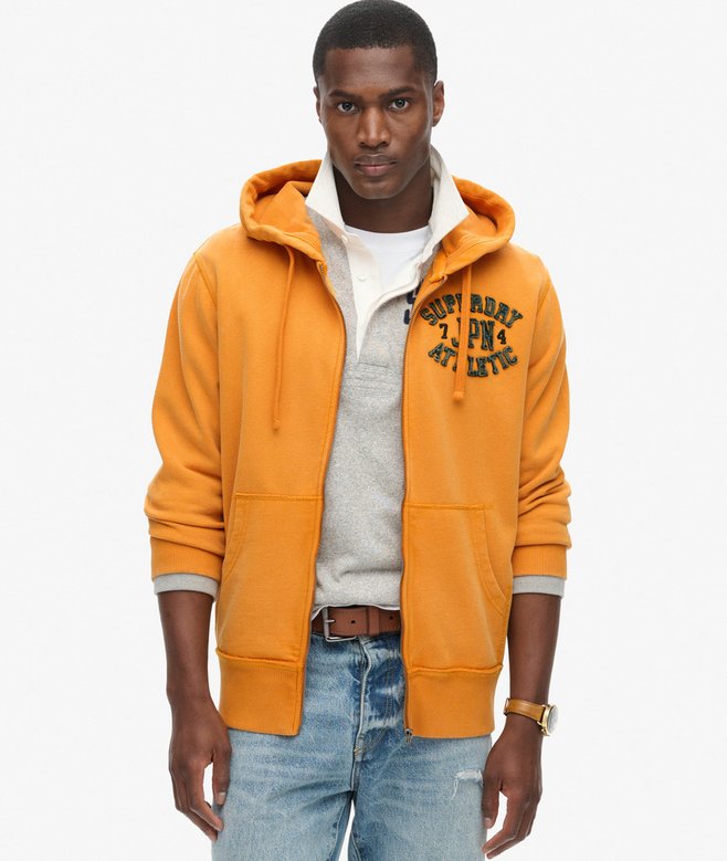 superdry Vintage Athletic Zip Hoodie