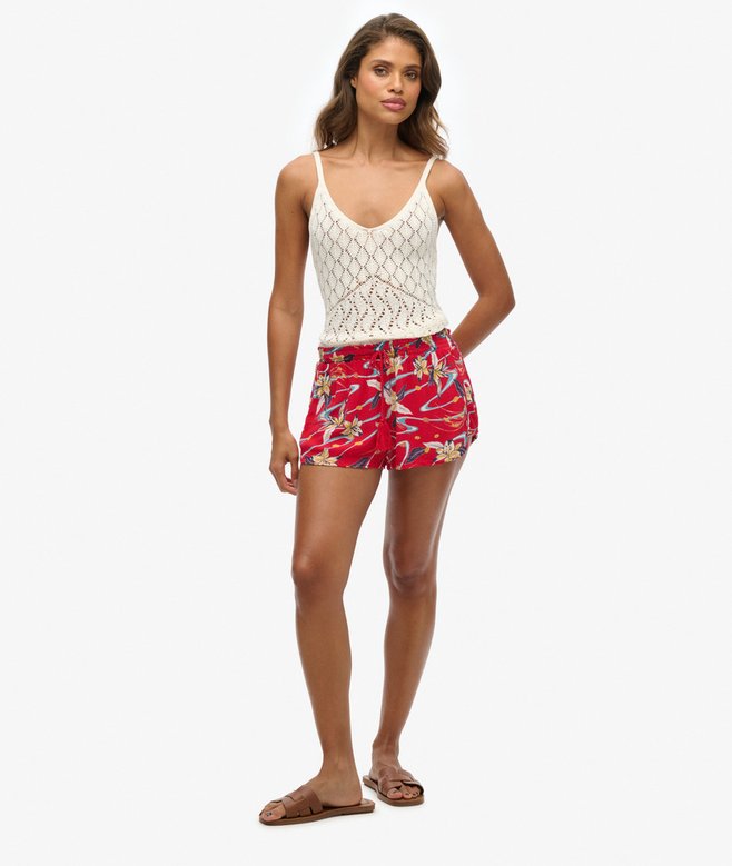 superdry Vintage Beach Printed Shorts