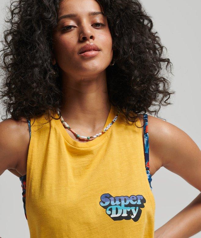 superdry Vintage Cali Stripe Vest