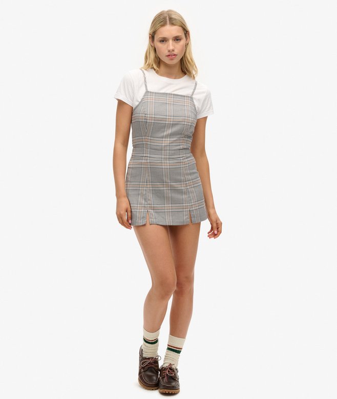 Superdry Vintage Check Cami Mini Dress