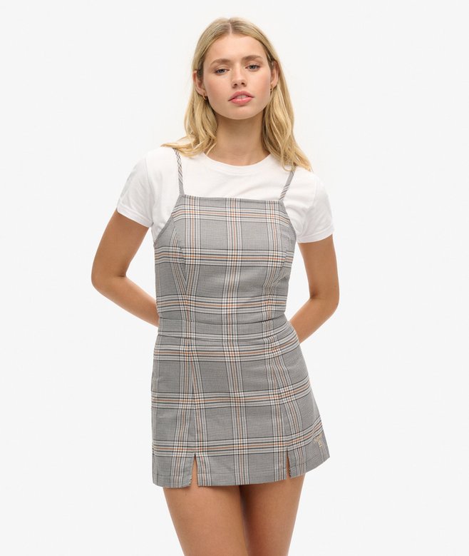 superdry Vintage Check Cami Mini Dress