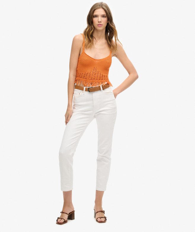 Superdry Vintage Crotchet Fringe Top