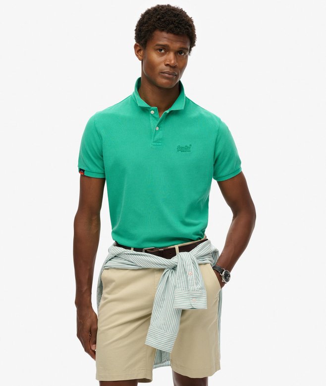 superdry Vintage Destroy Polo Shirt