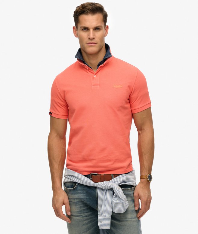 superdry Vintage Destroy Polo Shirt