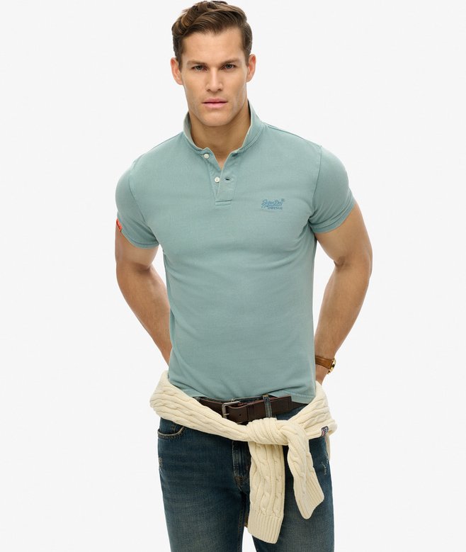 superdry Vintage Destroy Polo Shirt