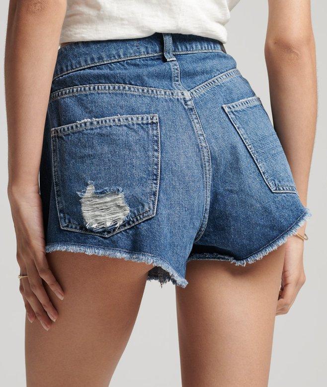 Superdry Vintage High Rise Cut Off Shorts