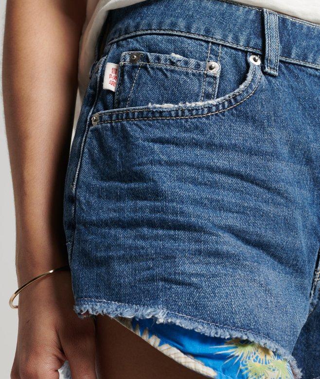 Superdry Vintage High Rise Cut Off Shorts